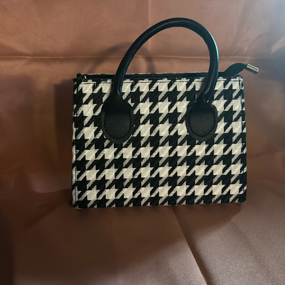 Houndstooth Purse